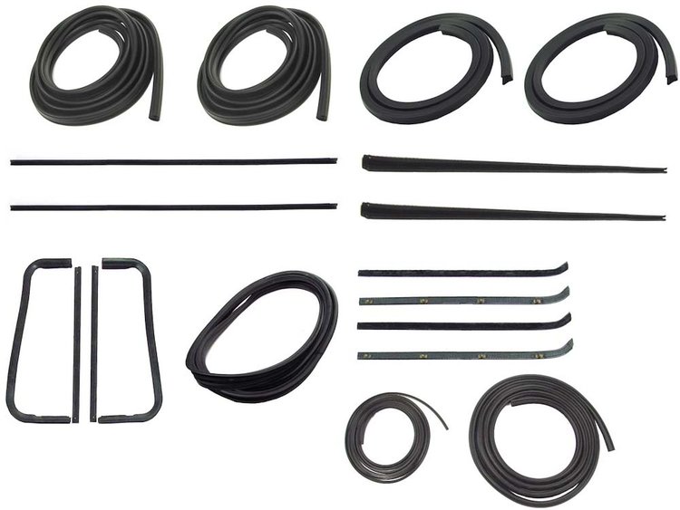 CWK 1112 60 Weatherstrip Kit for 1960-1963 Chevy C10 Trucks, 1960-1963 Chevy C20 Trucks, 1960-1963 Chevy C30 Trucks