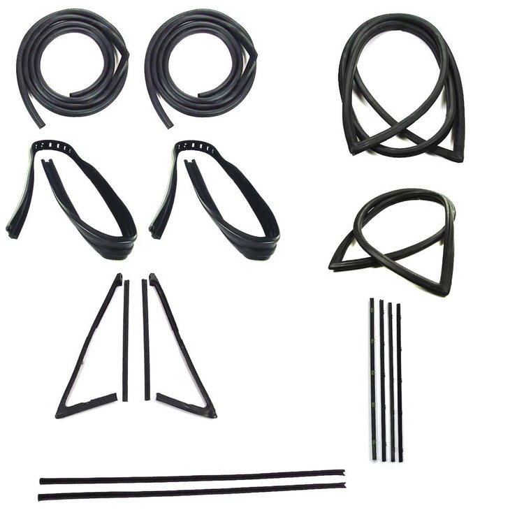 CWK 1117 67 Weatherstrip Kit for 1967-1968 Chevy C10 Trucks, 1967-1968 Chevy C20 Trucks, 1967-1968 Chevy C30 Trucks