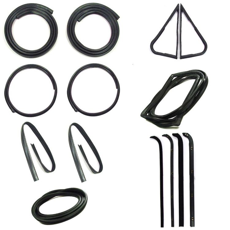 CWK 2111 71 Weatherstrip Kit for 1971-1972 Ford F-100, 1971-1972 Ford F-250, 1971-1972 Ford F-350