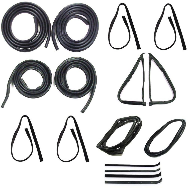 Complete Weatherstrip Kit Fits Select 1973-1979 Ford F-Series Pickup Trucks [2-Door, Standard Cab]