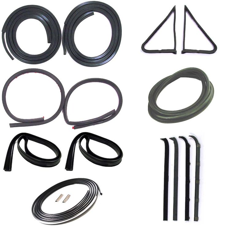 CWK 2111 80 Weatherstrip Kit for 1980-1983 Ford F-100, 1980-1986 Ford F-150, 1980-1986 Ford F-250, 1980-1986 Ford F-350