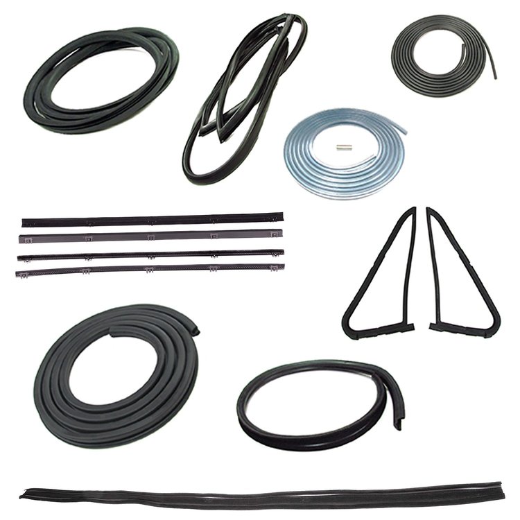 CWK 3110 72 Weatherstrip Kit for 1972-1973 Dodge D100 Trucks, 1972-1973 Dodge D200 Trucks, 1972-1973 Dodge D300 Trucks