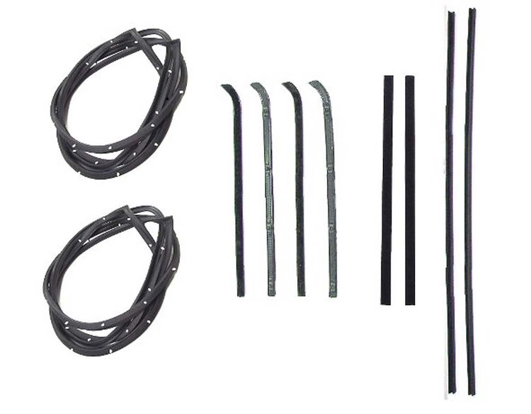DK 1110 55 Door Seal Kit for 1959-1959 Chevy 3B, 1959-1959 Chevy 3C, 1959-1959 Chevy 3D, 1959-1959 Chevy 3E, 1959-1959 Chevy 3F