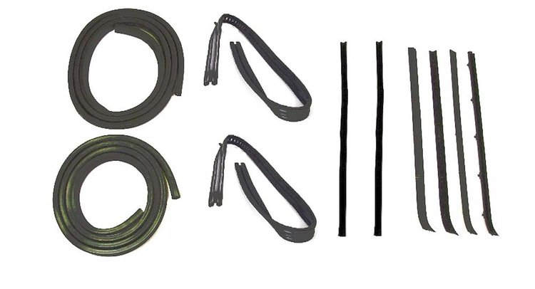 Door Weatherstrip Seal Kit 1973-80 GM C/K Pickup