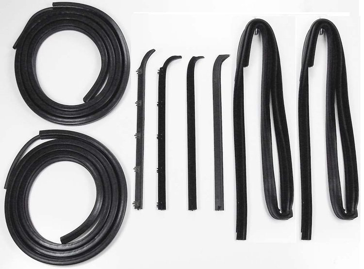 DK 2110 80 Door Seal Kit for 1980-1986 Ford Bronco, 1980-1983 Ford F-100, 1980-1986 Ford F-150, 1980-1986 Ford F-250