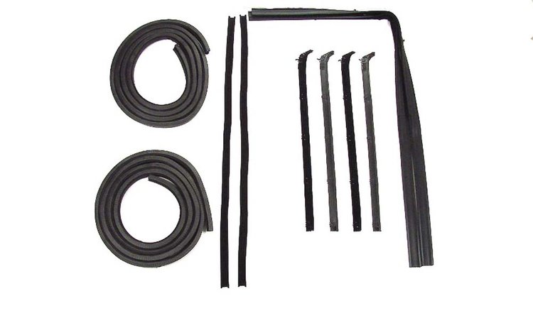 Door Weatherstrip Seal Kit Dodge D/W Series Pickup Truck, Ramcharger & Plymouth Trailduster