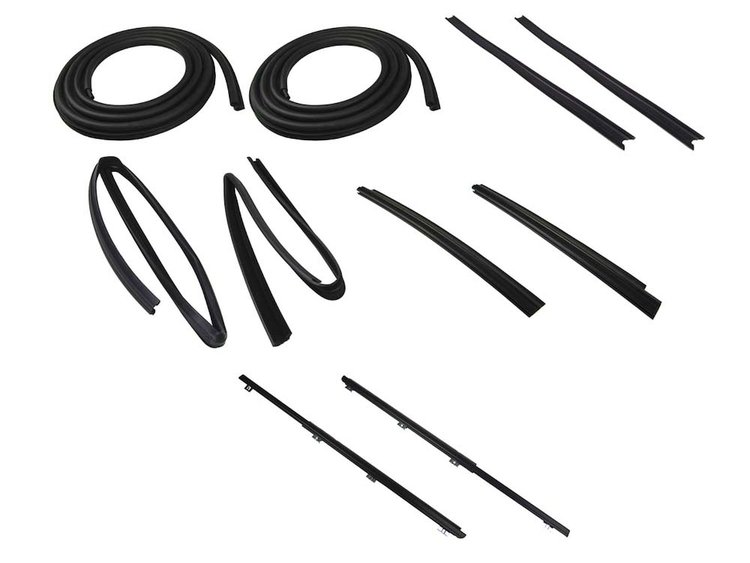 Door Weatherstrip Seal Kit 1984-1996 Jeep Cherokee/Wagoneer 4-Door, 1986-1992 Jeep Comanche 2-Door