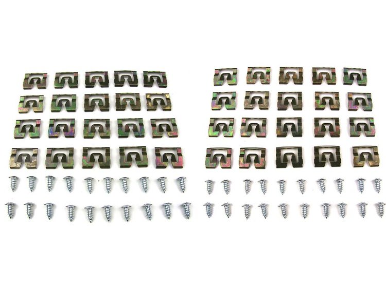 Windshield & Rear Window Molding Clip Kit 1971-1974 Dodge Charger/Plymouth RoadRunner