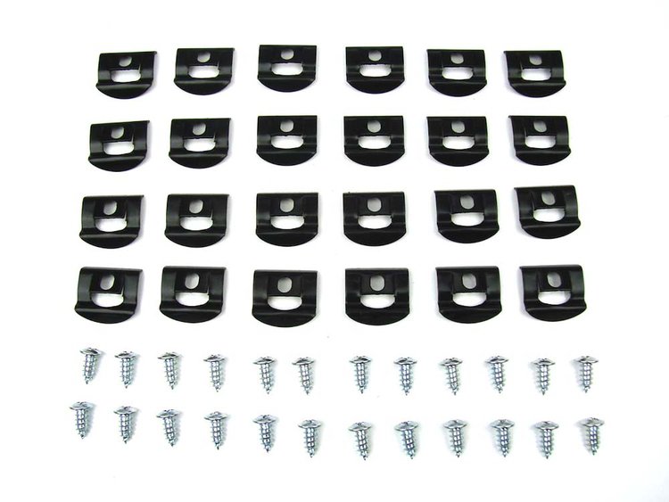 Rear Window Molding Clip Kit 1964 Dodge 440, 1964-1965 Plymouth Belvedere, 1965 Dodge Coronet/Plymouth Satellite