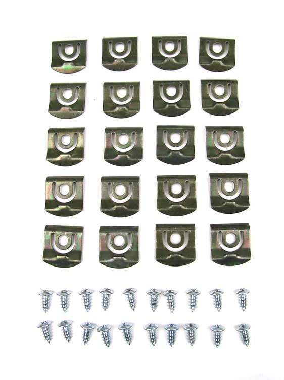 Rear Window Molding Clip Kit 1966-1967 Dodge Coronet & Plymouth Belvedere/Satellite