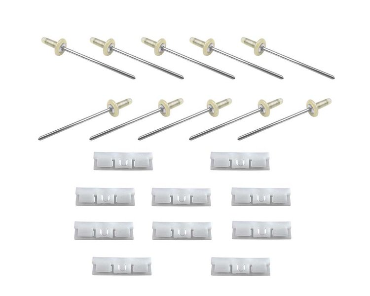 PCK-3638-13 Molding Clip Kit for 2018-2019 Lexus RX350L, 2018-2019 Lexus RX450hL, 2013-2017 Lexus GS450h, 2016-2019 Lexus RX350