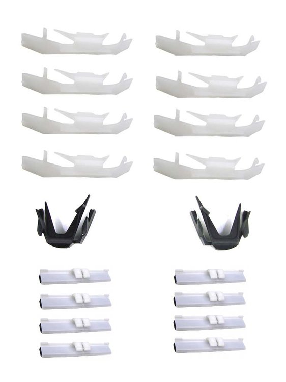 PCK-580-88 Molding Clip Kit for 1988-1992 Toyota Corolla, 1988-1991 Toyota Corolla, 1992-1992 Toyota Corolla