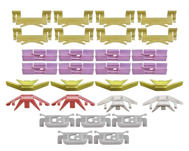 PCK-641-90 Molding Clip Kit for 1990-1993 Honda Accord, 1991-1993 Honda Accord