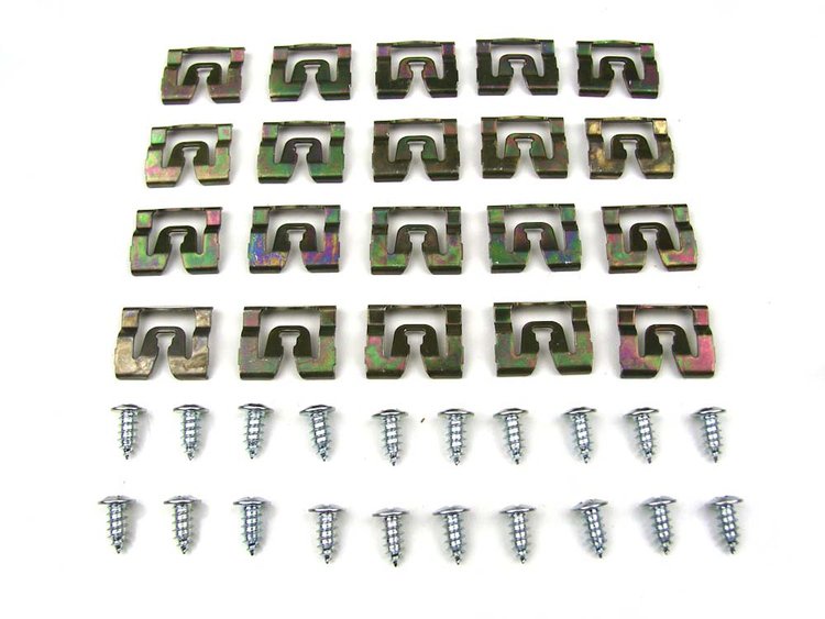 Windshield Window Molding Clip Kit 1971-1974 Dodge Charger/Coronet & Plymouth GTX/Satellite