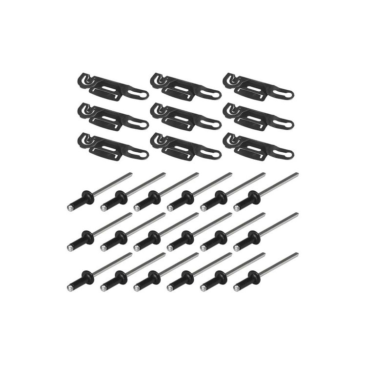 PCK-1099-80-LW Molding Clip Kit for 1980-1996 Ford Bronco, 1980-1983 Ford F-100, 1980-1998 Ford F-150, 80-98 Ford F-250/F-350