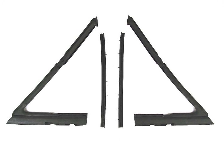 Vent Window Weatherstrip Kit 1968 Chevy II 2-Door, 1969-1972 Chevy Nova 2-Door