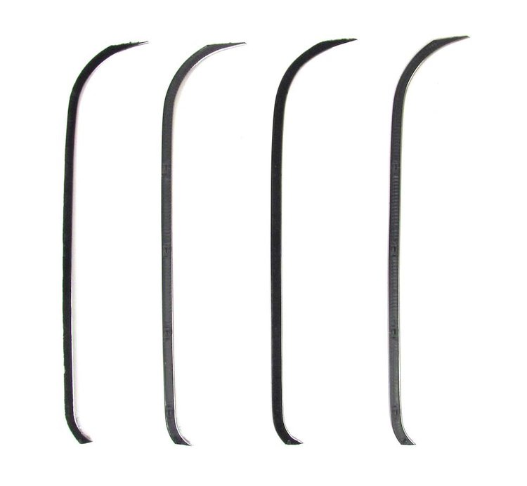 WFK 1110 55 VWD Beltline Molding Kit for 1959-1959 Chevy 3B, 1959-1959 Chevy 3C, 1959-1959 Chevy 3D, 1959-1959 Chevy 3E/3F