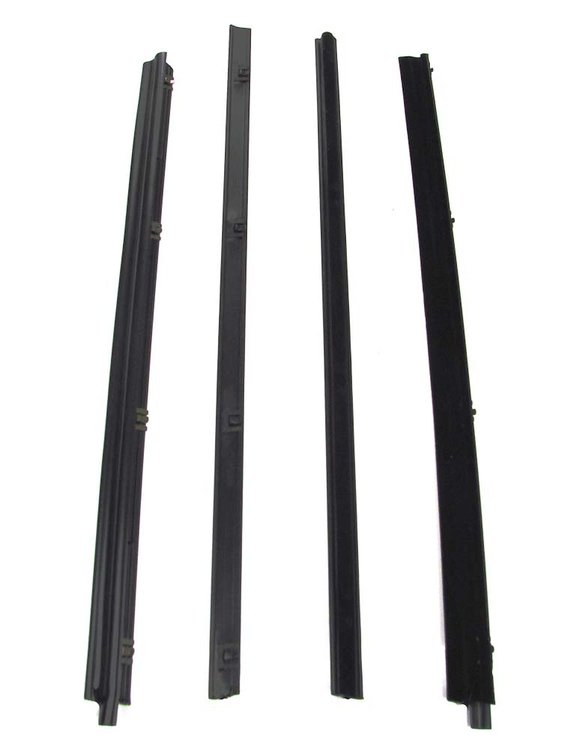 WFK 6110 76 V Beltline Molding Kit for 1976-1983 Jeep CJ5, 1976-1986 Jeep CJ7, 1981-1985 Jeep Scrambler, 1987-1995 Jeep Wrangler