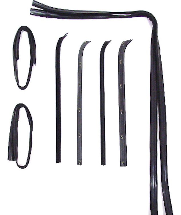 Beltline Molding & Glass Run Channel Set 1973-1979 Ford F-150, F-250 & F-350