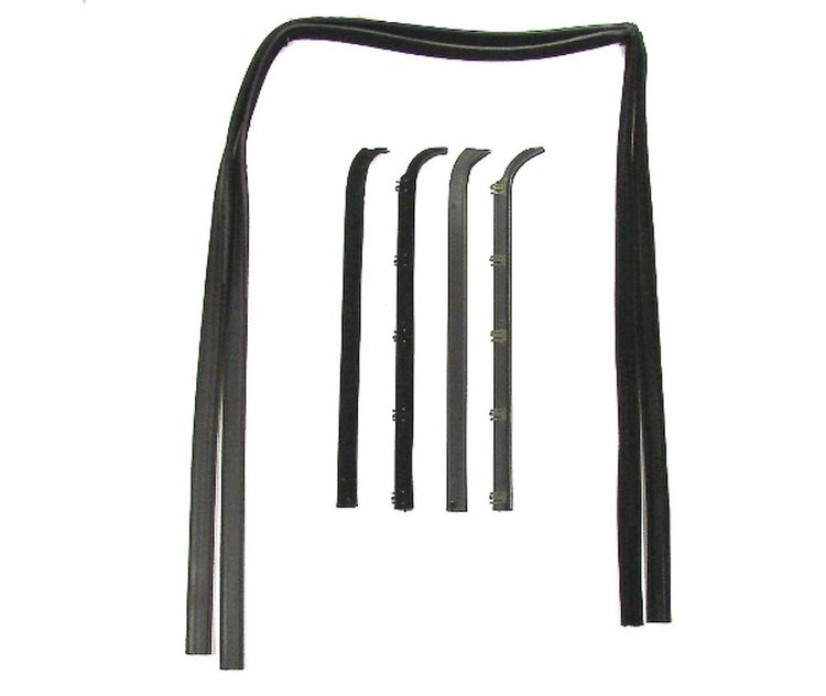 Beltline Molding & Glass Run Channel Set 1980-1986 Ford F-150, F-250 & F-350