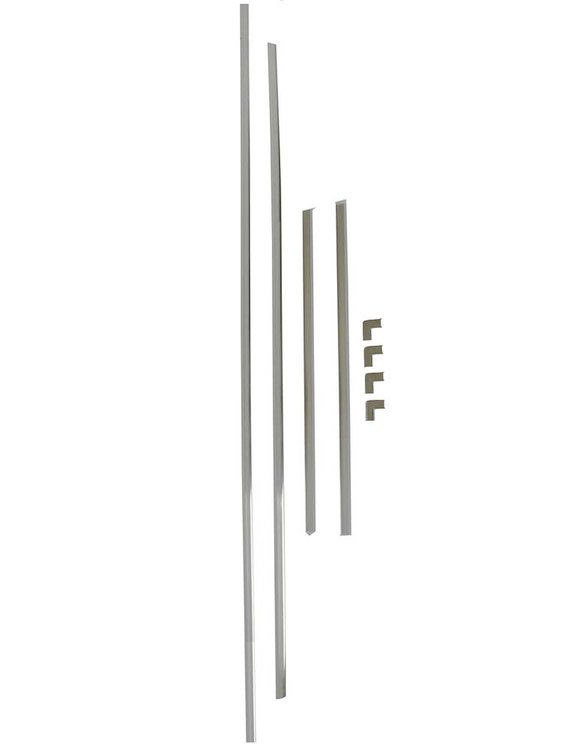WLS D690 B Glass Seal Lockstrip for 1967-1967 Dodge Dart, 1967-1967 Plymouth Barracuda
