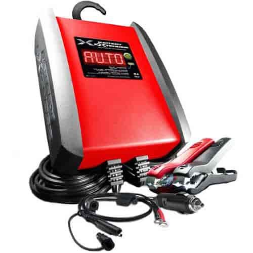 SP6 Automatic Battery Charger For Use With Most 12 Volt Batteries