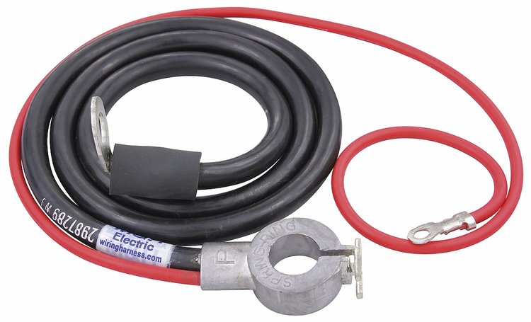 Spring Ring Battery Cable 1965 Chevelle/El Camino 6 CylIDNer Positive
