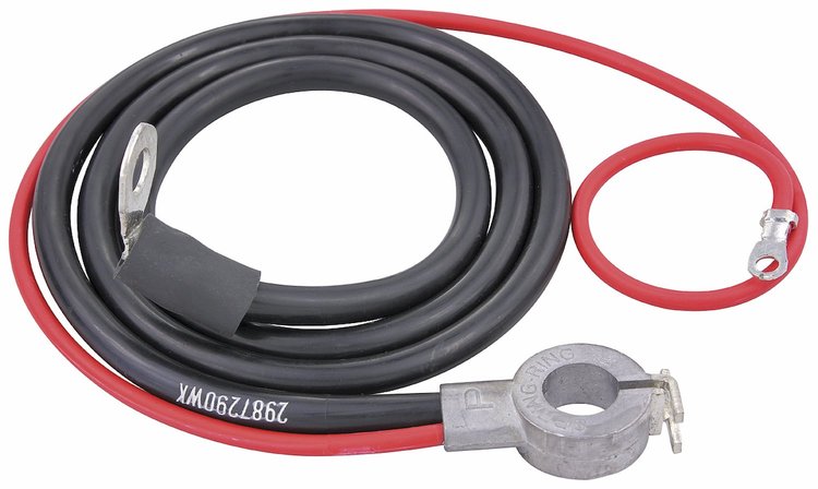 Spring Ring Battery Cable 1965 CH/EC V8/396 w/ Heavy Duty Battery Positive