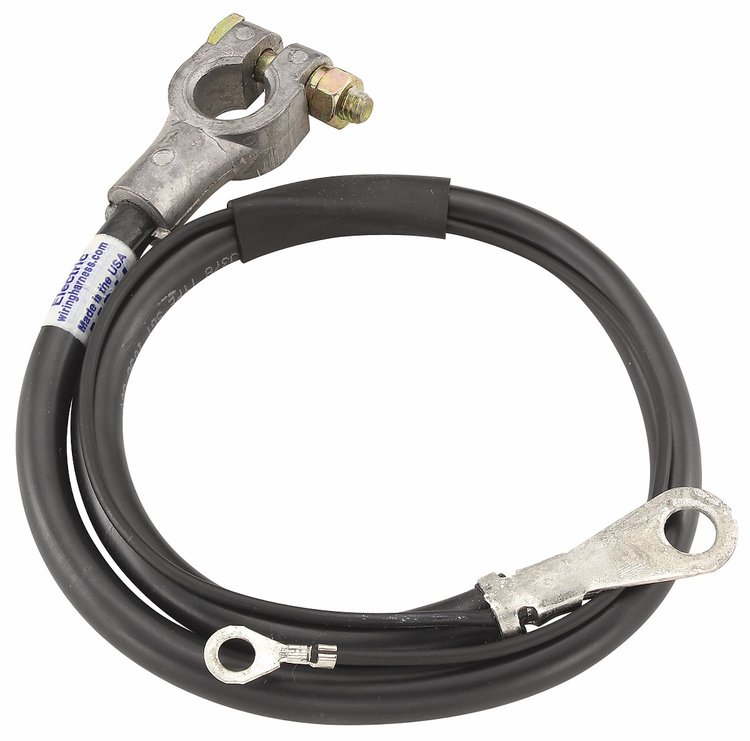 Battery Cable 1965 442 Negative Top Post