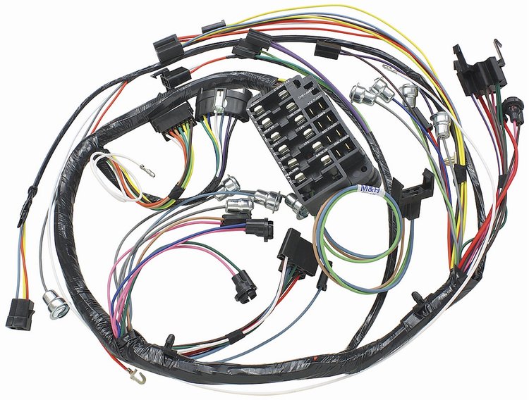 Wiring Harness Dash 1966 Chevelle/El Camino Warning Lights/Auto./Column Shift