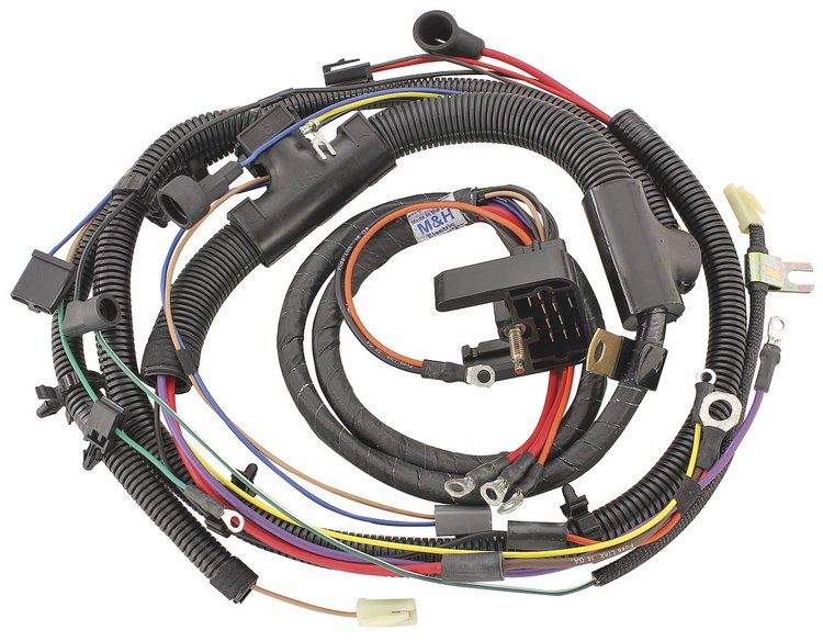 Wiring Harness Engine 1973-74 Chev./El Cam./Monte 454 Gauges Man. Trans.
