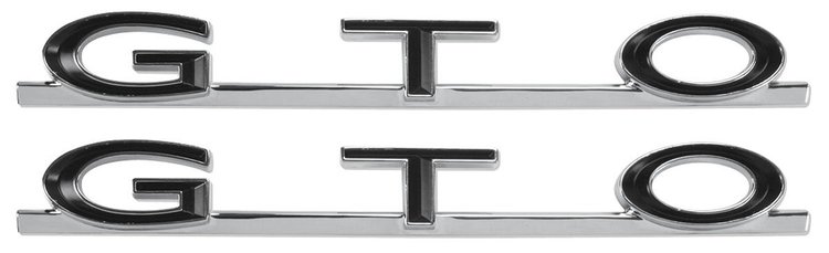 1K0041 Emblem, Quarter Panel, 1964-67 GTO, Pair