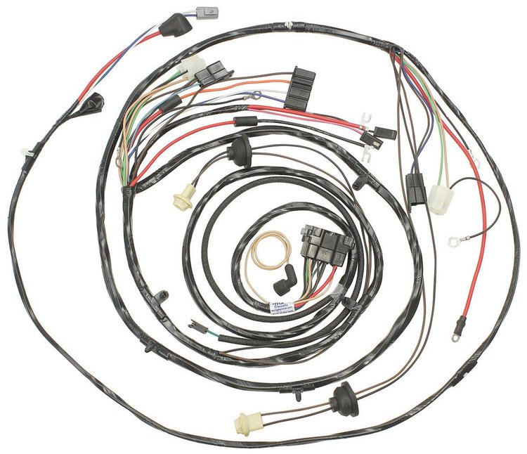 Wiring Harness Forward Lamp 1971 Monte Carlo Warning Lights Int. Reg. AC