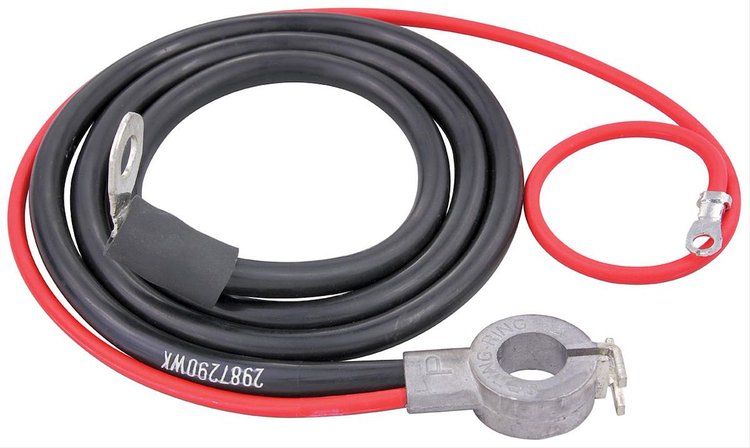 Spring Ring Battery Cable 1965 CH/EC V8/396 w/ Heavy Duty Battery Positive