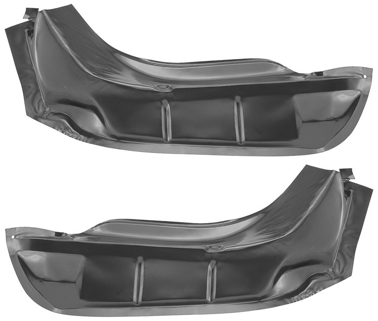 70762-PR Filler Panel, Inner Trunk, 1968 Chevelle, Pair