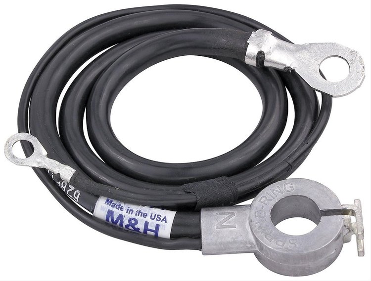 Spring Ring Battery Cable 1966-67 Oldsmobile 6 Cylinder exc. 442 Negative