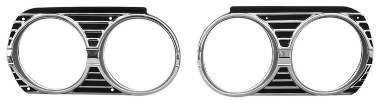 Headlight Bezels 1965 Chevy Chevelle/El Camino