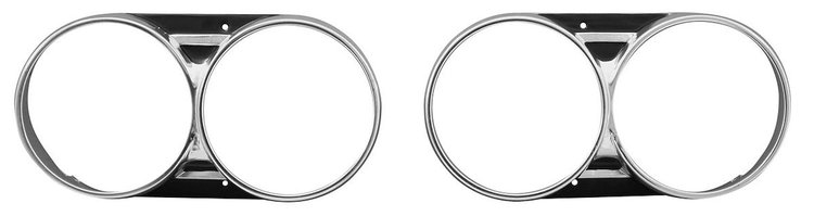 Headlight Bezels 1966 Chevy Chevelle/El Camino