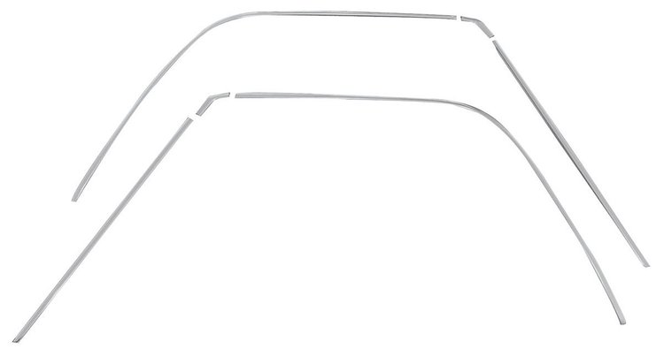 Complete Roof Drip Molding Set 1968-72 Chevy El Camino