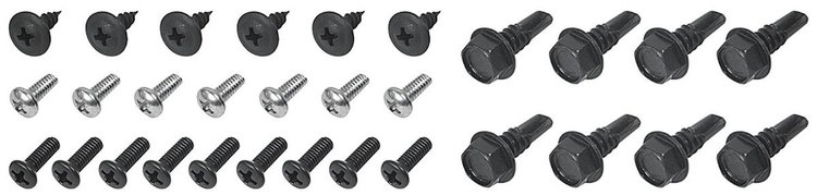 Console Screw Kit 1968-72 Chevelle/El Camino