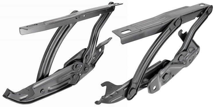 97R0002-PR Hood Hinge, 1965-67 Chevelle/El Camino, Pair