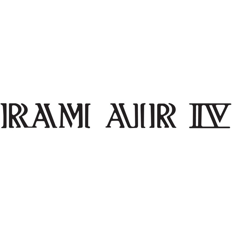 "Ram Air" RA IV Hood Decal 1969-70 Pontiac GTO/LeMans/Tempest Black