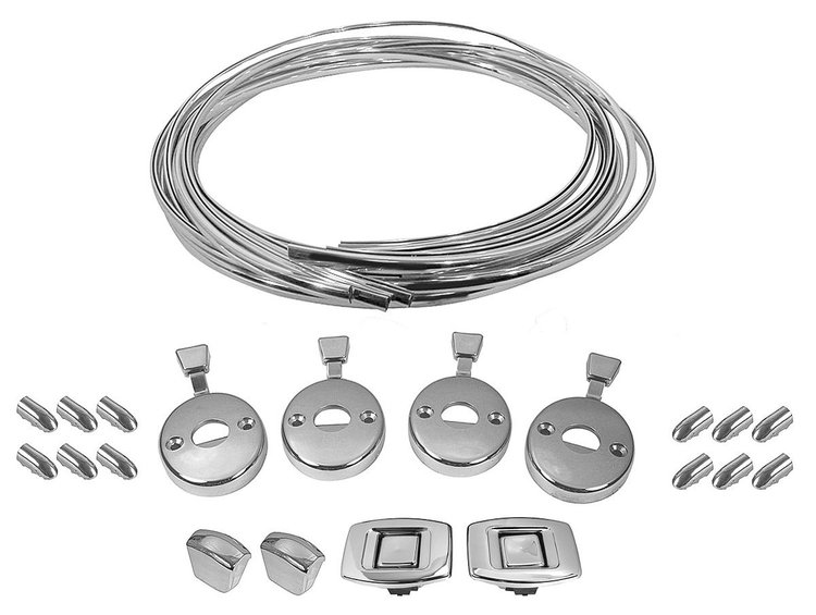 SEAT CHROME 1969-72 GM A
