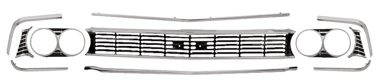 GRILLE KIT 1966 CHEVELLE