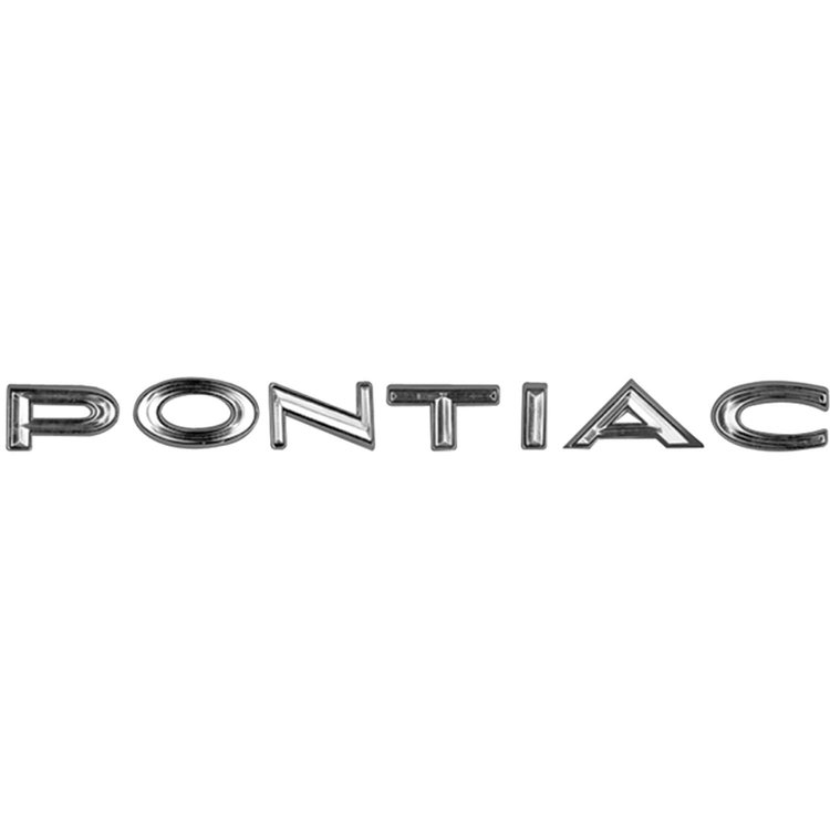 Emblem Trunk Lid 1968-69 LeMans Pontiac
