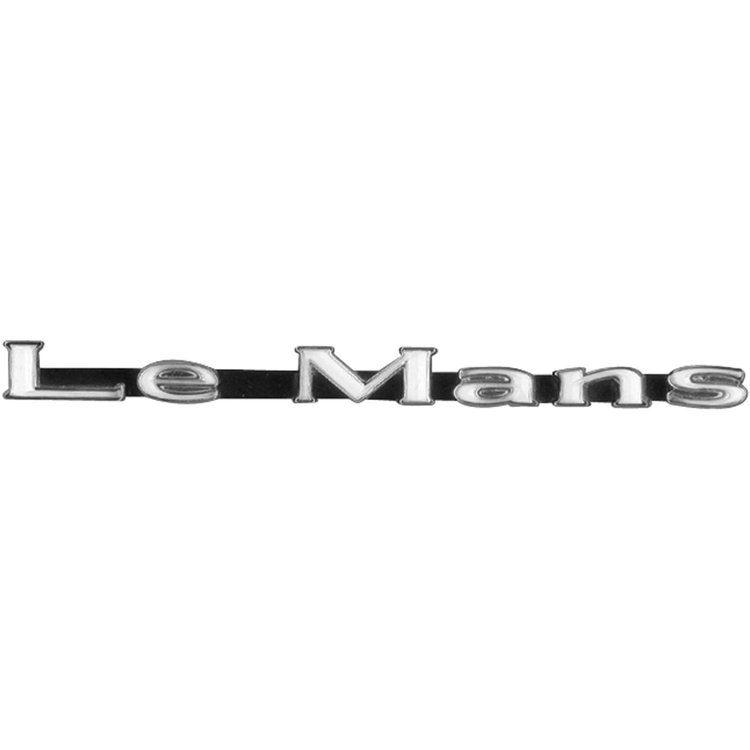 Emblem Trunk Lid 1969 LeMans