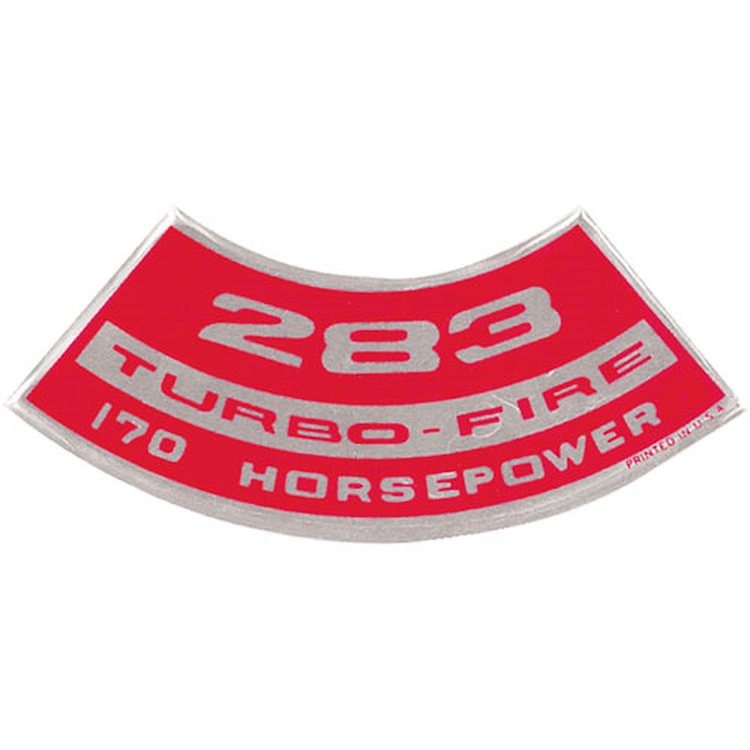 Decal Chevelle/El Camino Air Cleaner 327 300HP Turbo-Fire