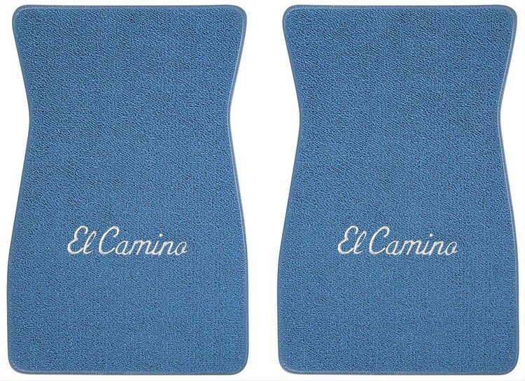 Floor Mats Raylon 1964-74 El Camino Logo