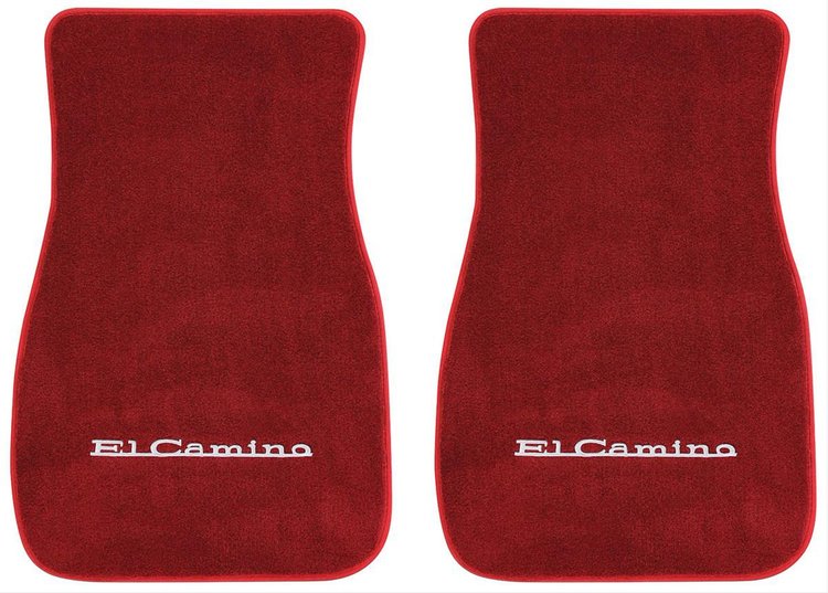 Floor Mats 64-77 El Camino Script Essex 2pc.
