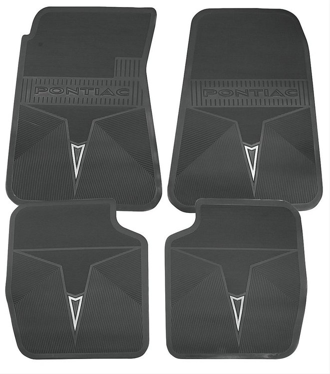 Floor Mats Rubber 1966-72 Pontiac Original Style